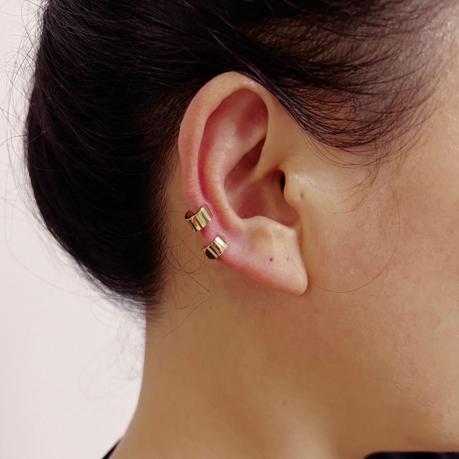 14k/18k Solid Gold 4.5mm Tiny Helix Hoop Earrings