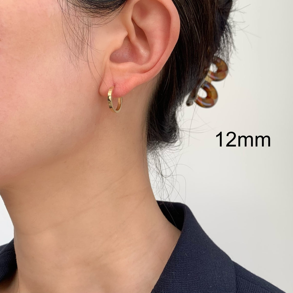 Stackable Hoops Stackable Huggie Hoop Earrings | 18ct Solid Gold - Evelyn Gold Jewels