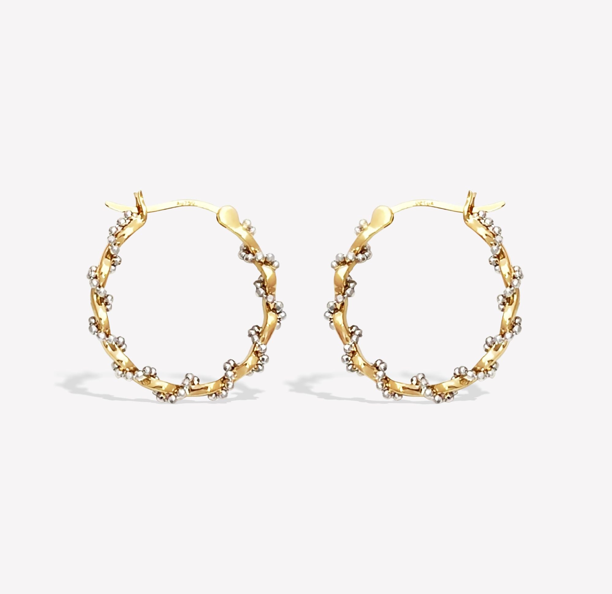 Solid circle earrings shop