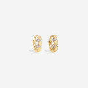 14k 5.5mm Tiny Heart Cartilage Hoop Earrings