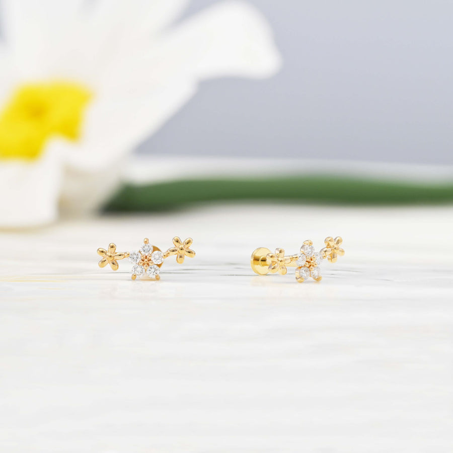 Garland Climber Flat-Back Stud