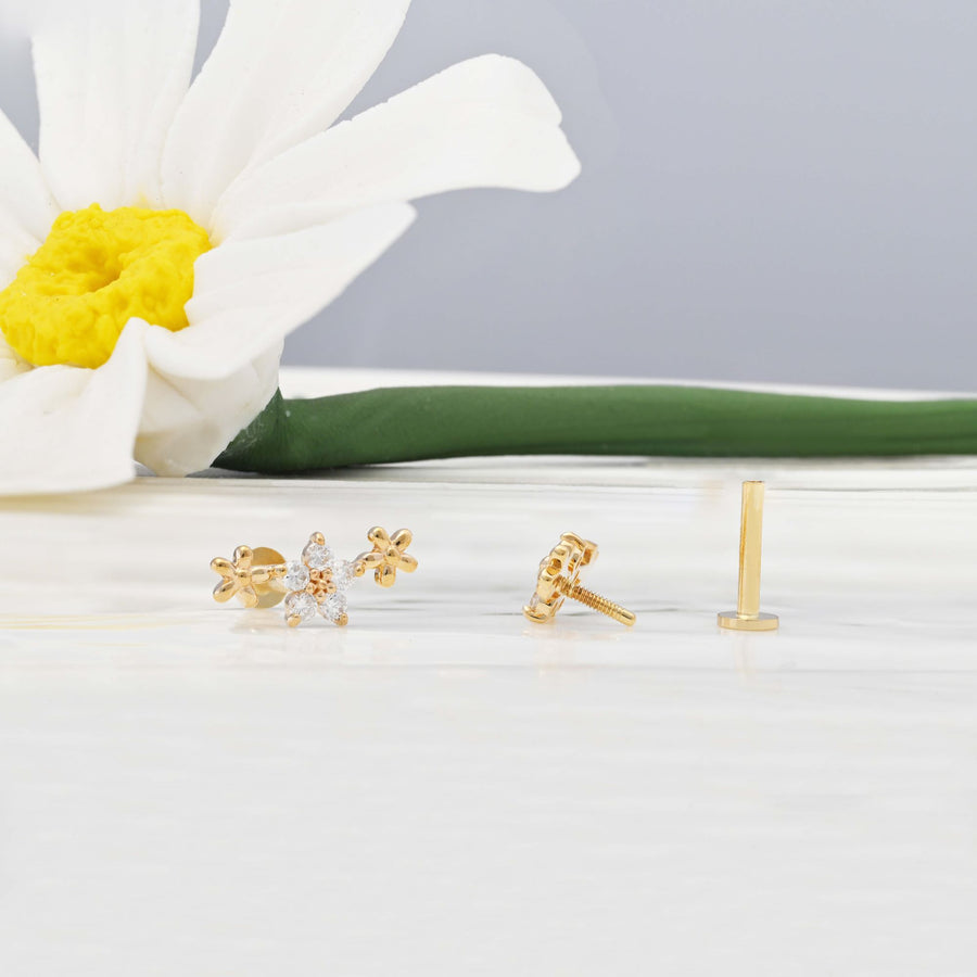Garland Climber Flat-Back Stud