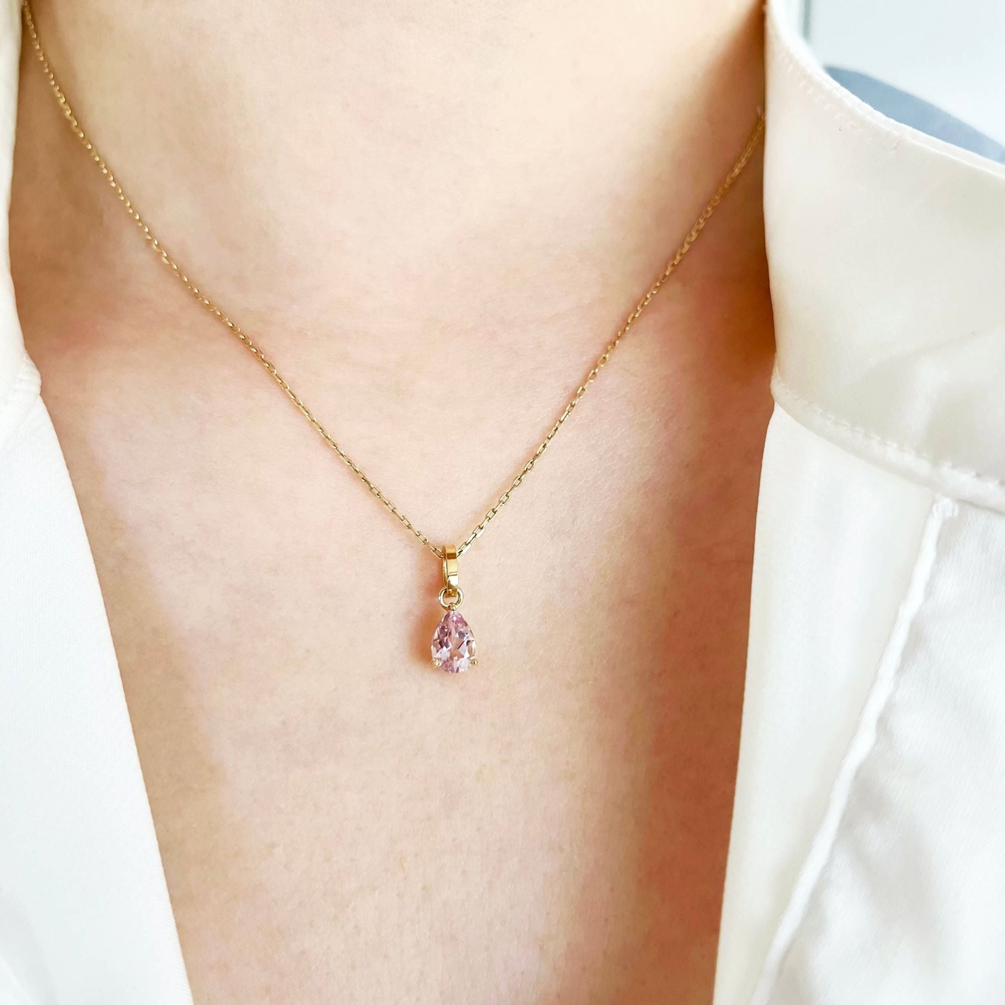 Blush Morganite Pendant
