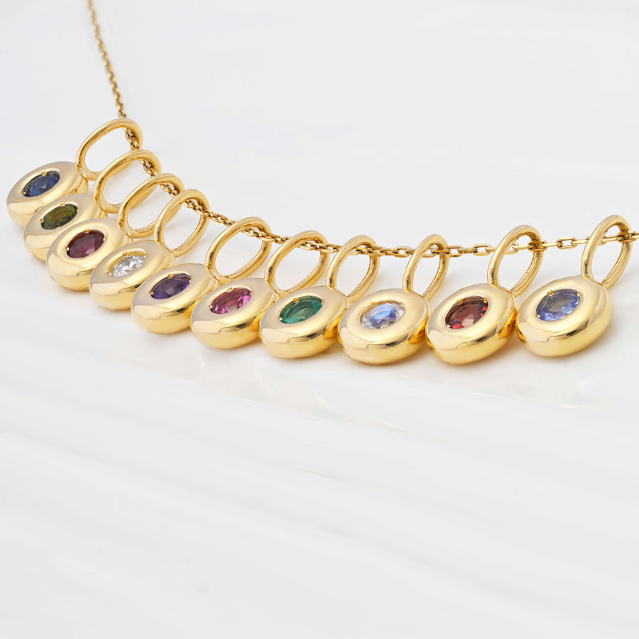 Signature Pebble Birthstone Pendant