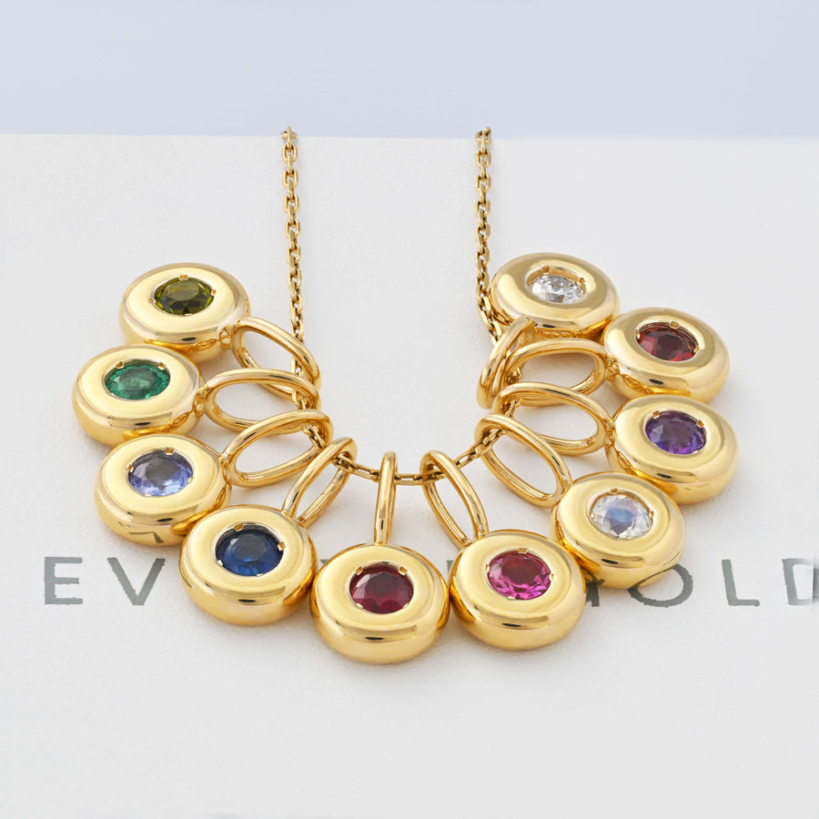 Signature Pebble Birthstone Pendant