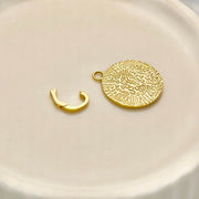 Evil Eye Molten Disc Pendant