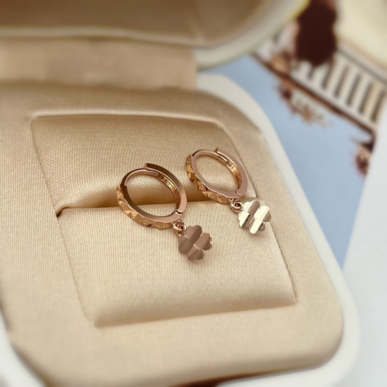 Dainty 14k Rose Gold Lucky Turtle Charm Ring (Size 6)