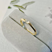 14k Solid Gold Marquise Moissanite Ring