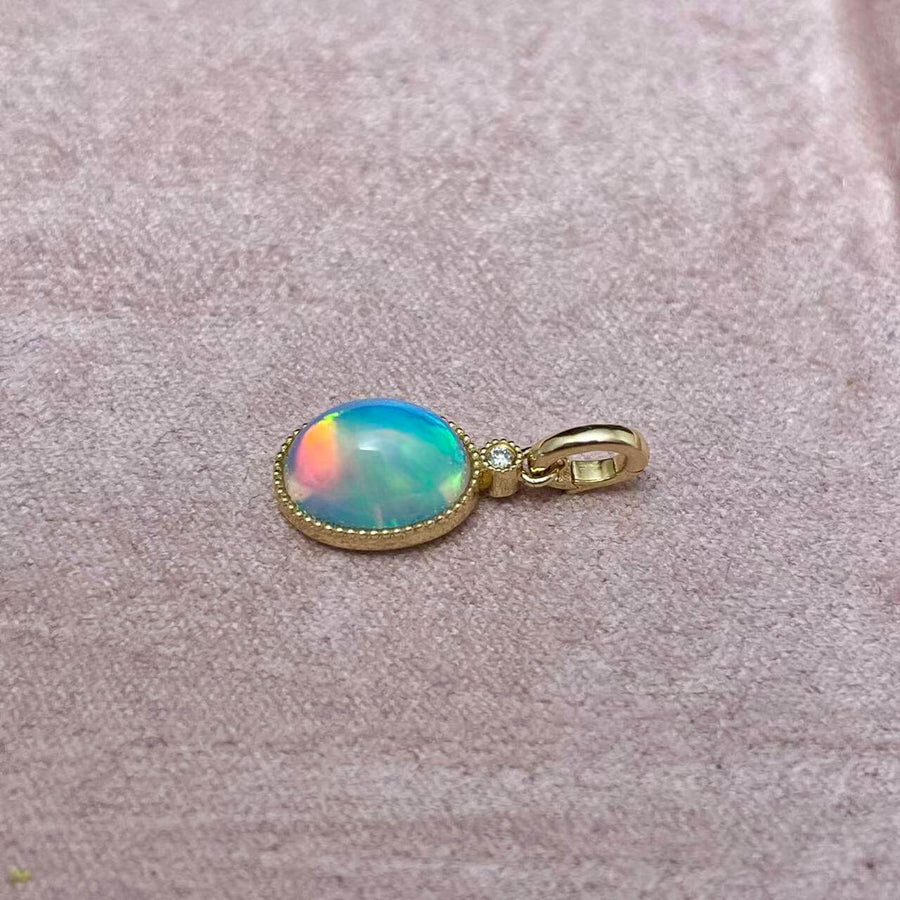 Aurora Opal Pendant