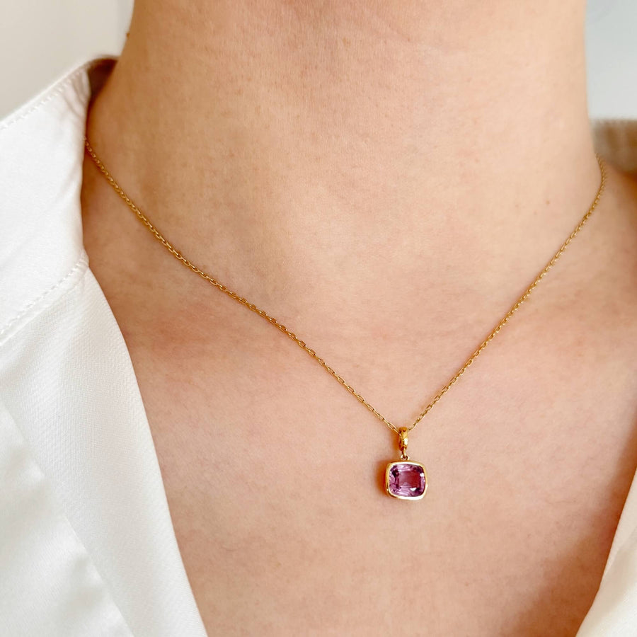 Calanthe Spinel Pendant Necklace