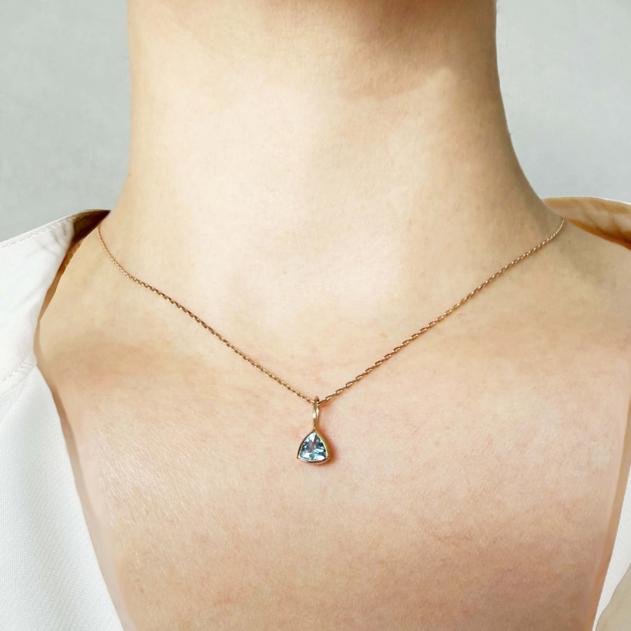 Ocean Prism Aquamarine Pendant