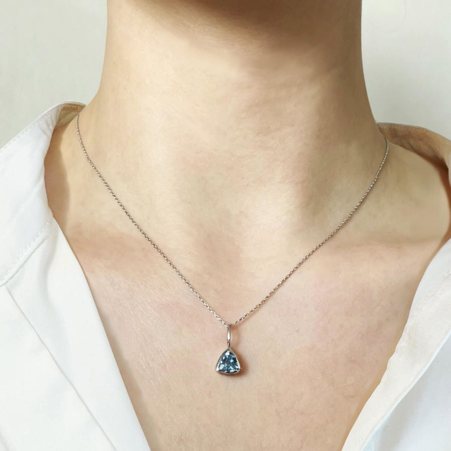 Ocean Prism Aquamarine Pendant