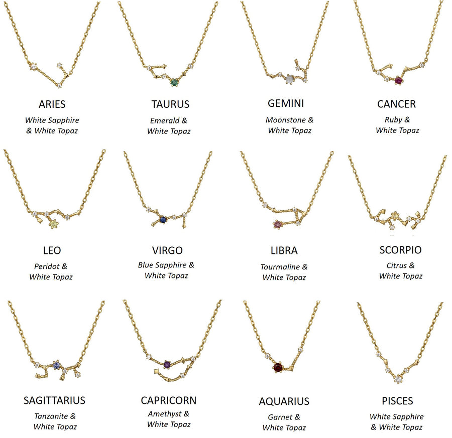 Star-Sown Zodiac Necklace